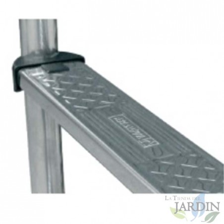 Escada de parede para piscina | 3 degraus | Modelo padrão | Escada resistente | Acesso seguro à piscina