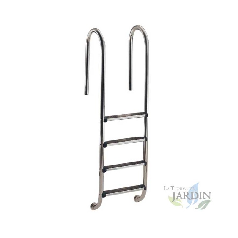 Escada de parede para piscina | 5 degraus | Modelo padrão | Escada resistente | Acesso seguro à piscina Escada de parede para piscina | 5 degraus | Modelo padrão | Escada resistente | Acesso seguro à piscina