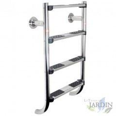 Bottom of the ''Luxe'' split ladder for swimming pools - 3 steps