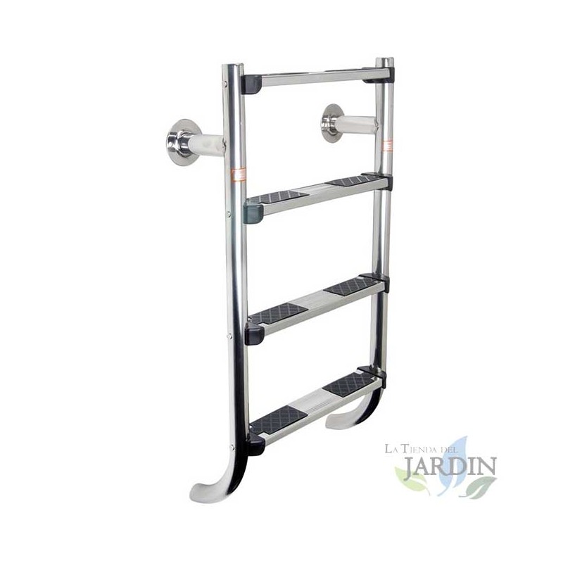 Parte Inferior Escalera Partida ''Luxe'' para piscina - 4 peldaños
