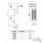Split ladder lower part for swimming pool 3 steps + Safety step Split ladder lower part for swimming pool 3 steps + Safety step