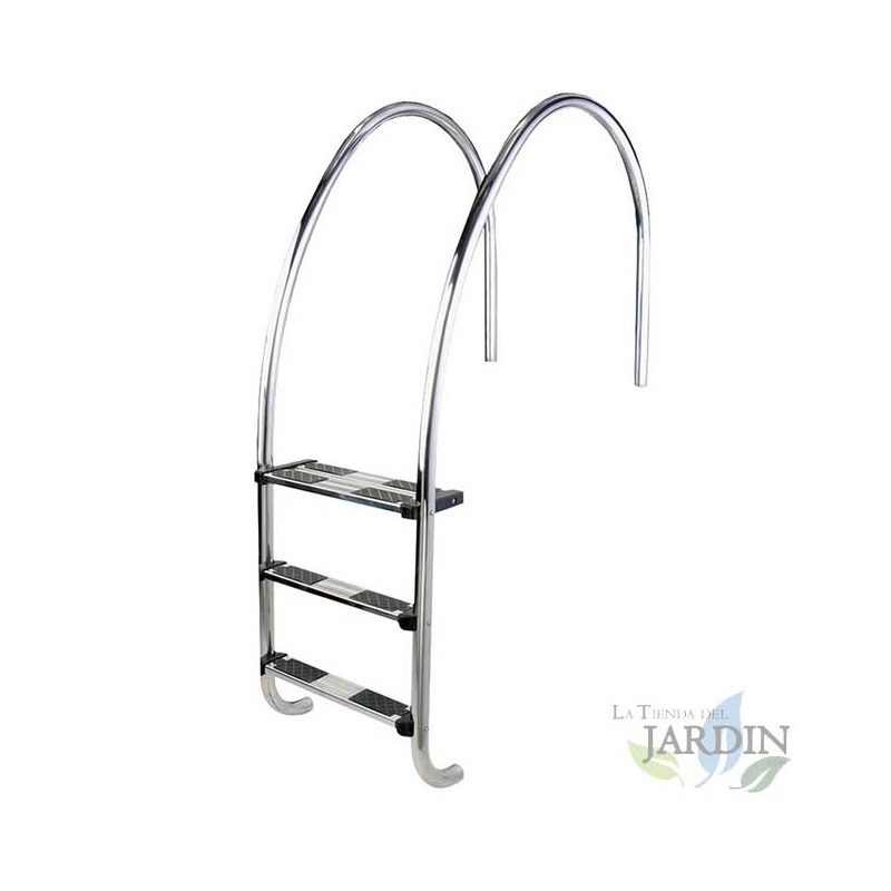Scaletta per piscina con troppopieno - gradini