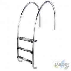 Scaletta per piscina con troppopieno - gradini