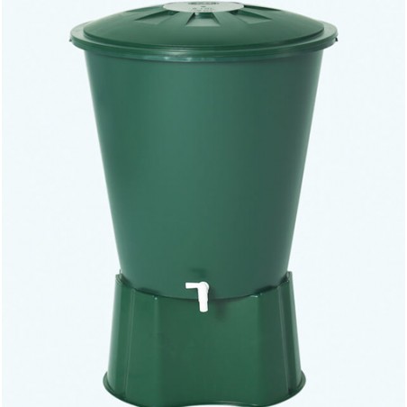 Runder Regenwassertank 500 Liter + Sockel