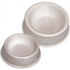 Gamelle pour chien en béton, modèle M. Capacité 1,25 litre. 27,5 x 9 cm de hauteur.