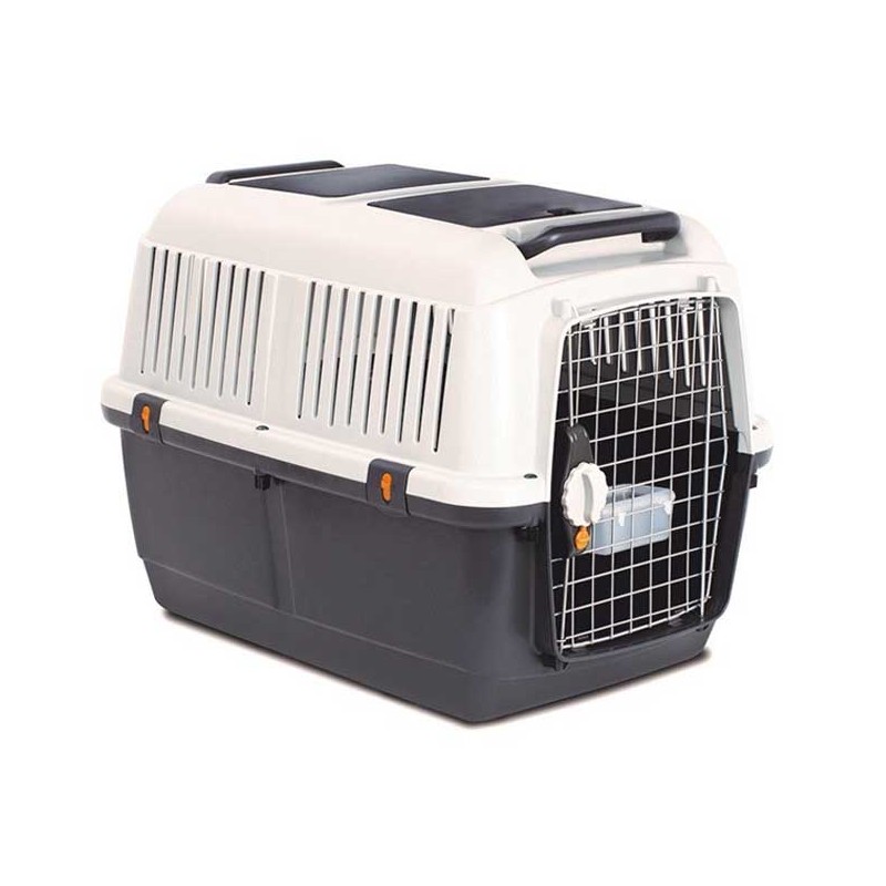 Porteur de Chien L 50x70x51 cm. Boîte de Transport pour Chiens et Chats en plástique, Caisse de Transport Cage de transport