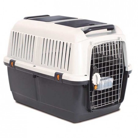 Porteur de Chien L 50x70x51 cm. Boîte de Transport pour Chiens et Chats en plástique, Caisse de Transport Cage de transport