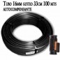 Self-compensating tube 16mm at 33cm distance by dripper, 100 meter black coil Self-compensating tube 16mm at 33cm distance by dripper, 100 meter black coil