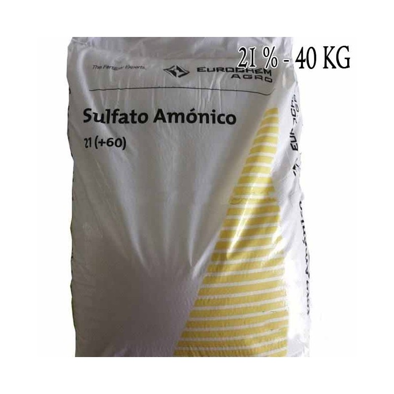 Engrais Sulfate Ammoniacal Nitrofoska 21% de 40kg | Engrais pour Cultures | Idéal pour Arbres Fruitier | Action Immédiate