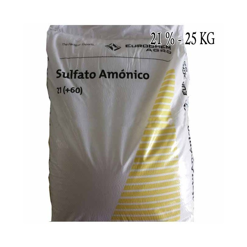 Engrais Sulfate Ammoniacal Nitrofoska 21% de 25kg | Engrais pour Cultures | Idéal pour Arbres Fruitier | Action Immédiate