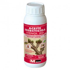 Aceite insecticida Jed 500cc. Uso contra cochinilla, mosca blanca, insectos y ácaros..