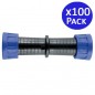 Set di 100 Connettori per Nastro per Tubo Agricolo 16 mm