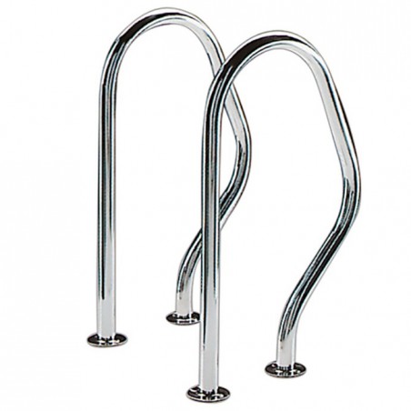 Modello di scarico per piscina 470 x 800 mm - Fissaggio tramite piastra