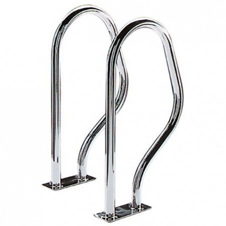  Beckenablaufmodell 470 x 800 mm - Befestigung durch rechteckige Platte