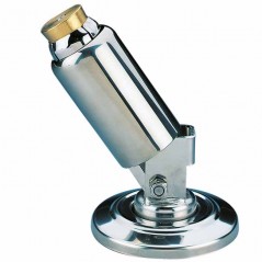 Articulated anchor with plate (screw-on installation) for pool ladders.