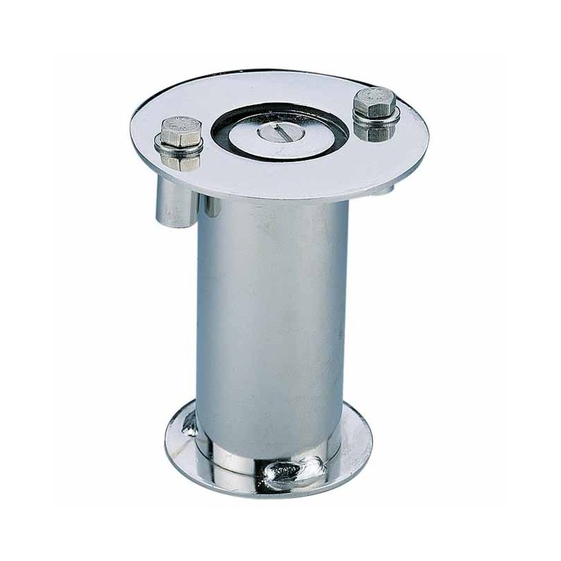 Anchoring screw for pool lane lines. Stainless steel.