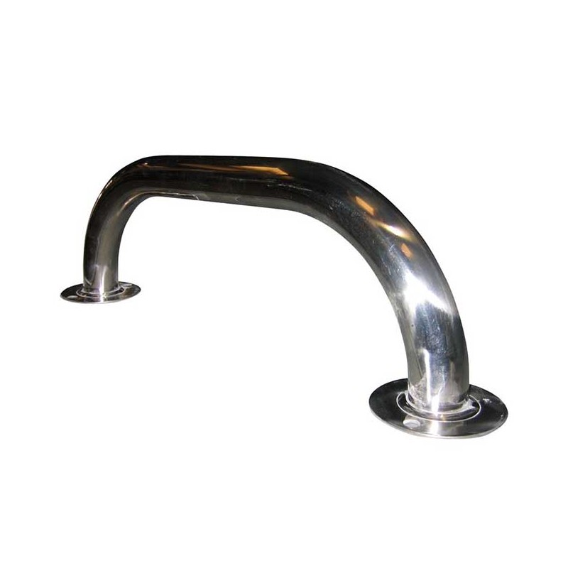 Edelstahlstiel, Ø 43 mm hochglanzpoliertes Rohr, 2 Meter. Edelstahlstiel, Ø 43 mm hochglanzpoliertes Rohr, 2 Meter.