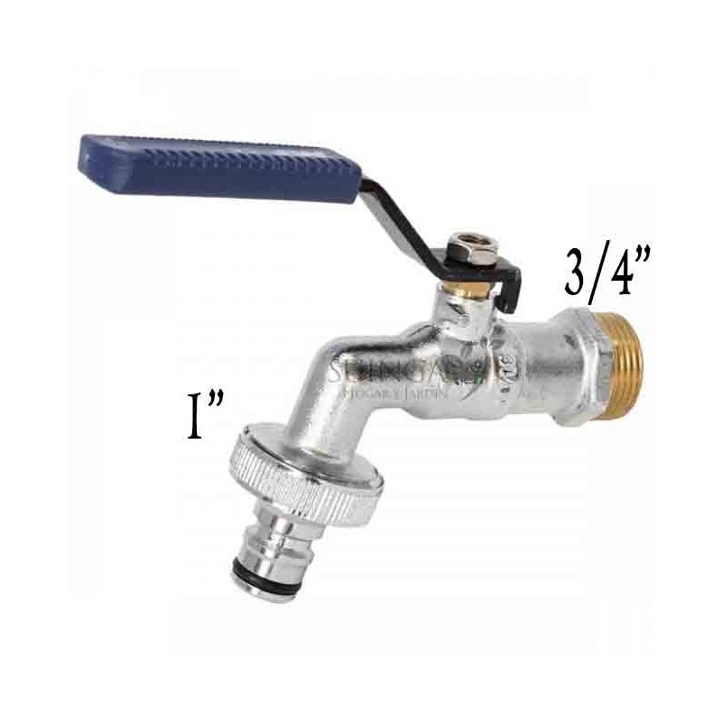 Robinet de jardin en métal 3/4"