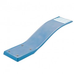 Delfino elastic trampoline with non-slip surface at the end, Length 1.60 m, width 0.42 m