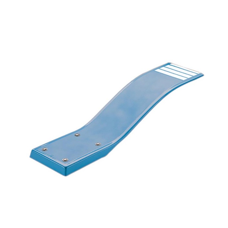 Trampolino elastico Delfino con superficie antiscivolo all'estremità, lunghezza 1,60 m, larghezza 0,42 m