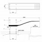 Delfino elastic trampoline with non-slip surface at the end, length 1.60 m, width 0.42 m Delfino elastic trampoline with non-slip surface at the end, length 1.60 m, width 0.42 m
