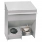 Galvanized hopper and drinker for dogs 46x33x57 cm 20 liters Galvanized hopper and drinker for dogs 46x33x57 cm 20 liters