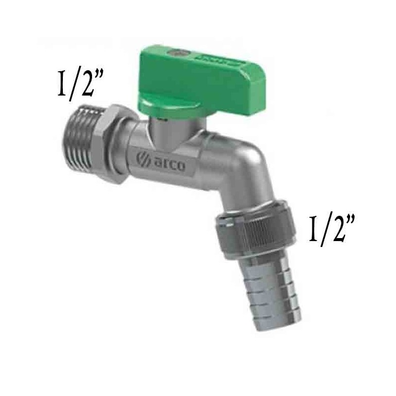 Torneira de jardim externa anti-calcário | Entrada e saída de 1/2" | Previne o calcário e dura mais Torneira de jardim externa anti-calcário | Entrada e saída de 1/2" | Previne o calcário e dura mais