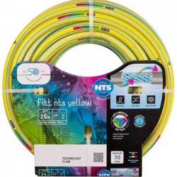 KIT Gartenschlauch NTS Gelb 15 mm 15 Meter mit Pistole