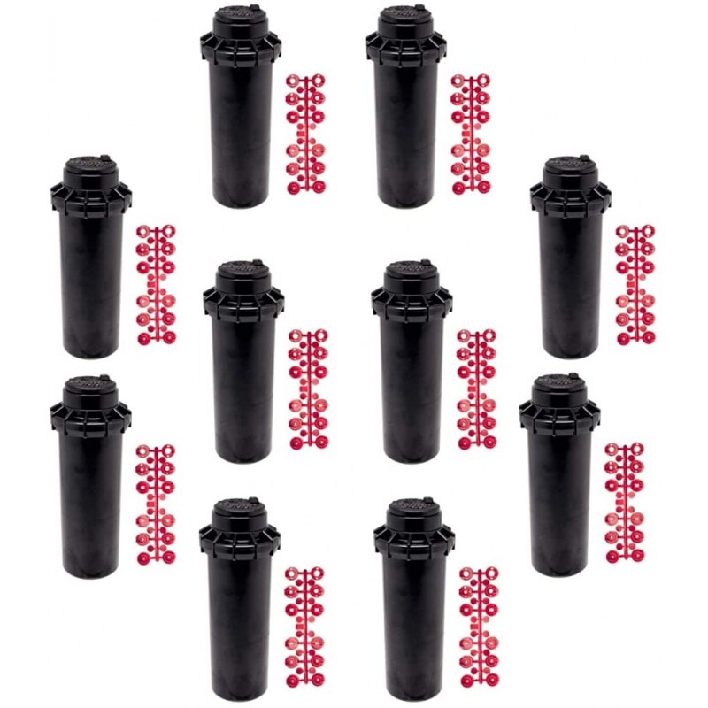 10 x Aspersor de riego Hunter PGP-ADJ 3/4", Alcance 6,4 a 15,8 m