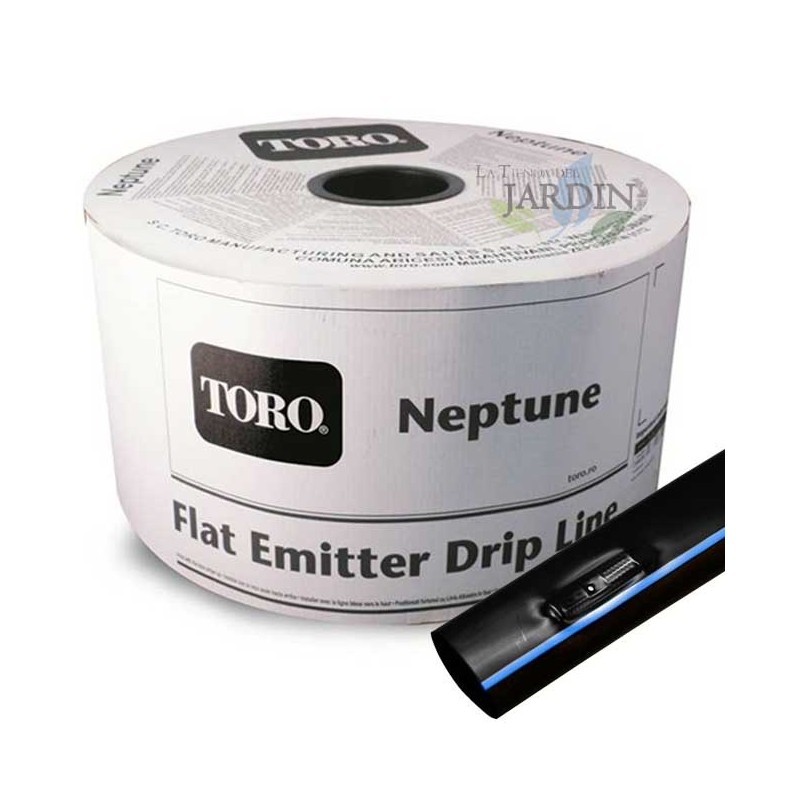 Tubo piatto per irrigazione a goccia da 16 mm, tubo per irrigazione a goccia ogni 20 cm, 2700 m, tubo piatto agricolo con portat