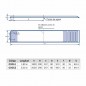 Plattform für Schwimmbäder, Breite 0,4 m, Länge 1,8 m.