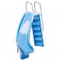 1.78 m high left curved pool slide. 1.78 m high left curved pool slide.