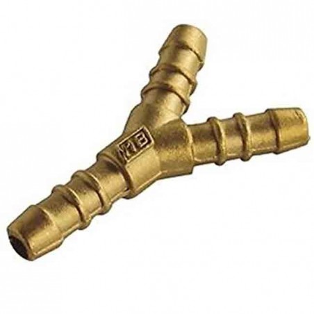 Bypass Butano Propano a Y, Tubo di Gas da 9 mm Butano, Ottone, Cucina, Gas da Campeggio