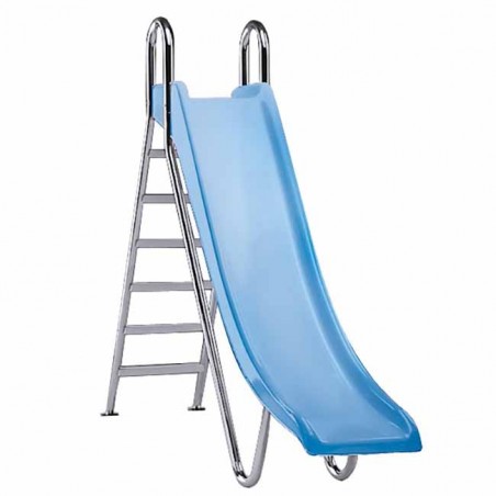 Toboggan de piscine droit avec piste, hauteur 1,3 m