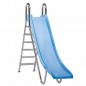 Tobogán para Piscina Recto 1,30m | Tobogán Profesional para Piscina Residencial | Tobogán de Poliester