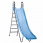 Toboggan piscine droit avec piste, hauteur 1,8 m