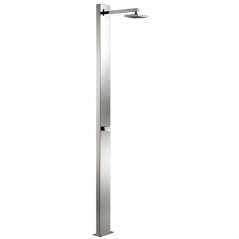 Niagara shower for swimming pools and gardens made of stainless steel