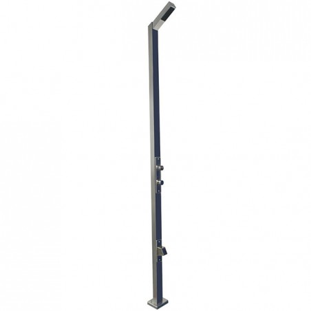 Zeitgesteuerte Dusche mit 1 Duschkopf und Fußwaschanlage