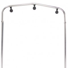 Tunnel doccia per ingresso piscine con 3 soffioni doccia, in acciaio inox.