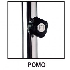 Chuveiro de piscina com 1 aspersor e torneira para lava-pés | Aço inoxidável | Chuveiro de piscina resistente