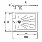 Classic rectangular shower tray with Ø43 anchor, dimensions 100 x 80 cm. Classic rectangular shower tray with Ø43 anchor, dimensions 100 x 80 cm.