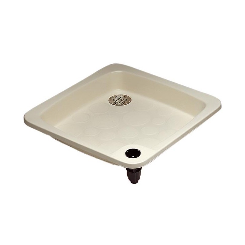 Receveur de douche carré 80 x 80 cm beige Receveur de douche carré 80 x 80 cm beige