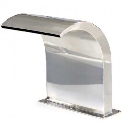 Cascata per piscine | Larghezza 350 mm | Acciaio inox AISI-304 | Cortina d'acqua per SPA