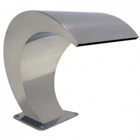 Wasserfall für Wohnpool, Breite 500 mm, AISI-316.