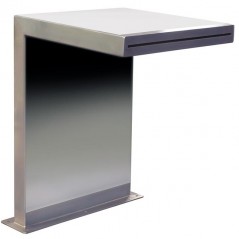 Cascata decorativa per piscina in acciaio inox | Elegante modello dritto | Gioco d'acqua per SPA