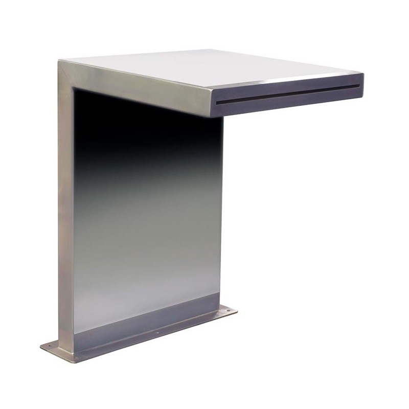 Cascata decorativa per piscina in acciaio inox | Elegante modello dritto | Gioco d'acqua per SPA