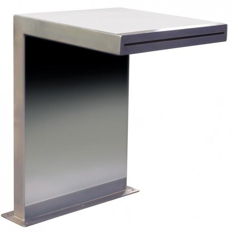 Cascata reta para piscina | Aço inoxidável AISI-316 | Design moderno e durável | Fonte de água para spa