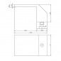 Decorative waterfall for swimming pool, width 300 mm - Connection 1 ½'' Decorative waterfall for swimming pool, width 300 mm - Connection 1 ½''