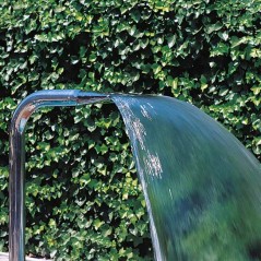  Decorative water curtain for swimming pool 1.2 m high and 340 mm wide.