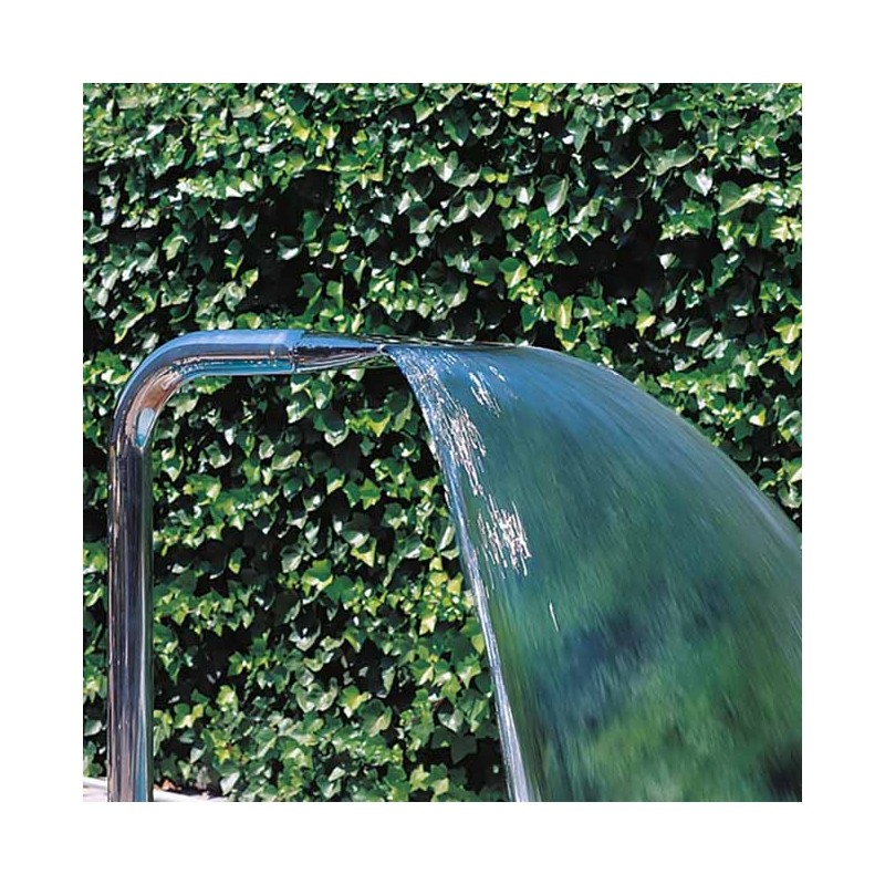 Tenda d'acqua decorativa per piscina alta 1,2 m e larga 340 mm.